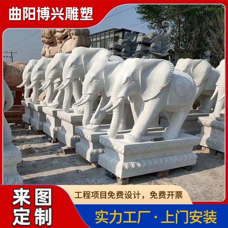 石雕汉白水玉喷水龙塑传统中式庭院雕墅景摆别件大理石动物b447喷