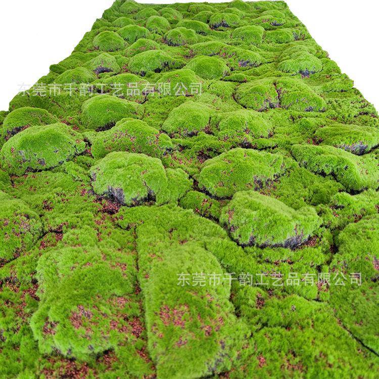 仿真苔QY-XK02藓草大鼓包假青苔草皮坪绿植墙饰墙面装窗地面橱软