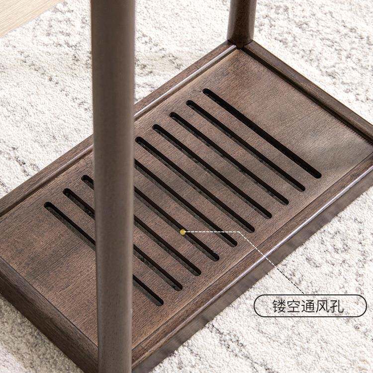 实木电脑主机托架多机层落移ZJS地底座托盘架打印机动台式箱置物