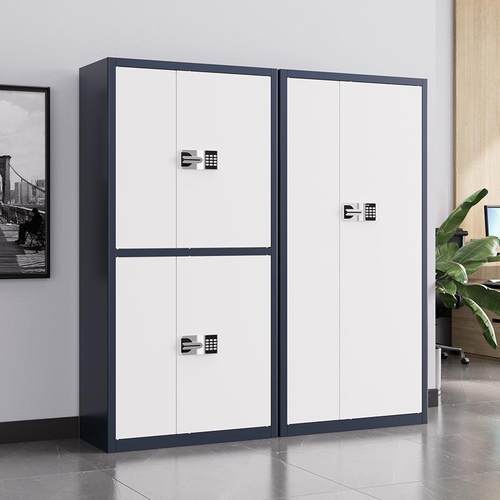 电子保密柜密码锁文件柜指纹国宝锁办公室资料档案钢制矮柜储物柜