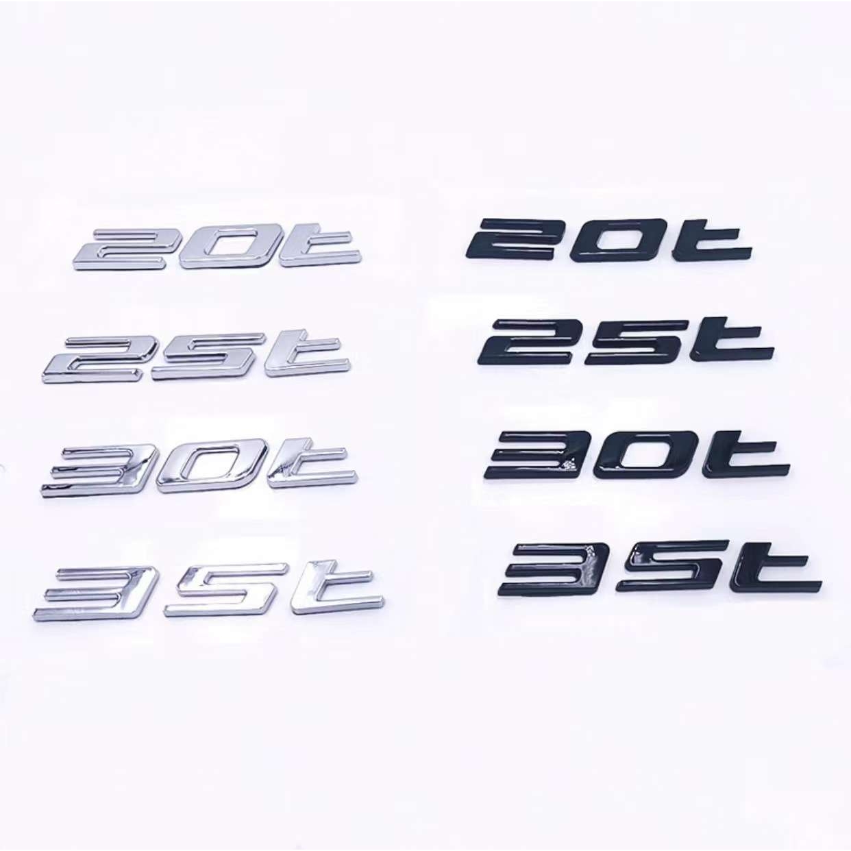 适用捷豹F-PACE XJ XF XE排量字标20t 25t 30t 35t后尾箱车标贴标