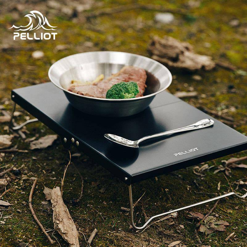 伯希和户外铝合金折叠桌隔热板露营装备多功能野餐隔热桌可折叠