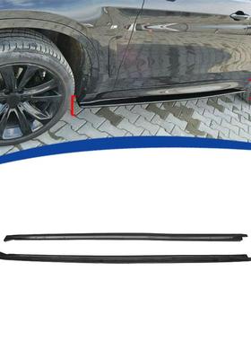 适用2014-2019款X5 X6 F15 F16 MP款侧裙 亮黑色