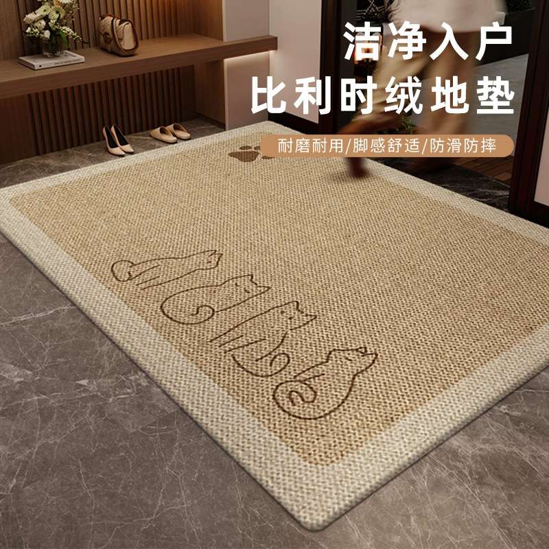 家用进门口地垫入户门垫防滑脚垫子门厅客厅踩脚地毯新款轻奢现代