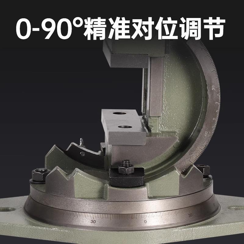式可机倾843精密角度平口钳铣床用角固斜度虎钳台钳批士5寸6寸直