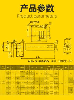 TRP滚珠导柱导套精密滚珠胶铝铜套25滑动模具配件固定挡块