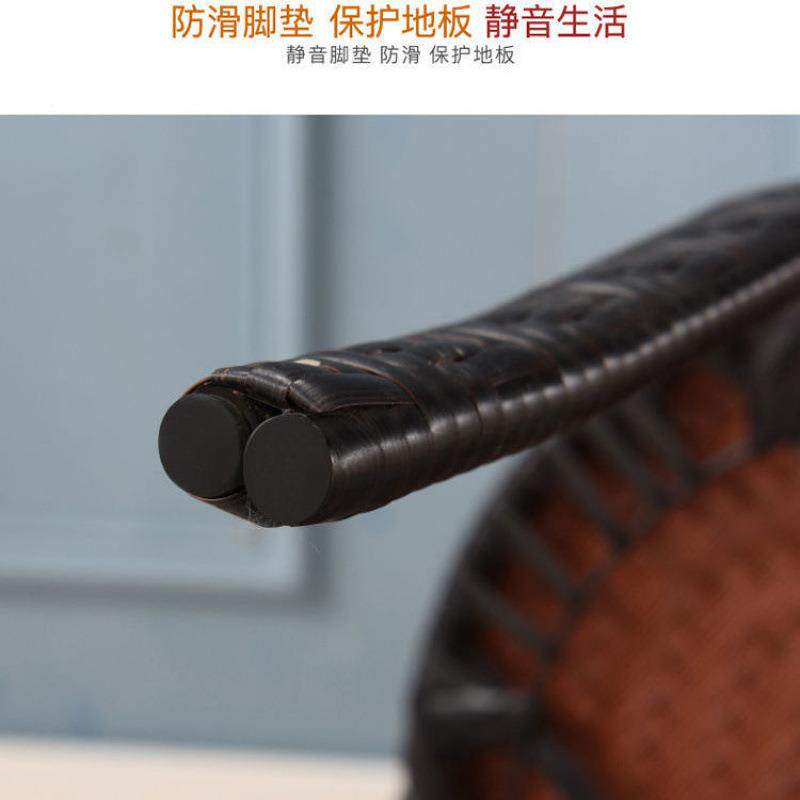 藤椅几三件阳台桌椅小见详情茶组单人户外网红休闲套腾椅合子简约靠背椅