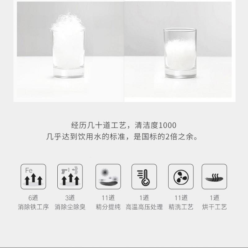 绒羽冬绒被鸭绒被子春秋全棉冬季LNB加厚保暖被9白5%白鹅绒羽被芯
