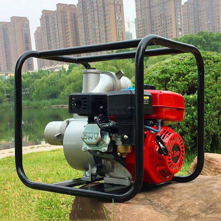小扬型公园喷抽水灌泵2寸高程412汽油机抽水泵家用自动防汛抽水机