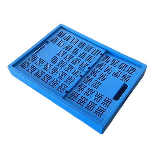 塑料折叠收镂纳*筐790IMP570*490塑菜胶水果蔬折叠框空折腰框