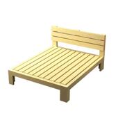 一件 简约现实代杉拆木木床1储.5米见详情可卸E0环保物 包邮