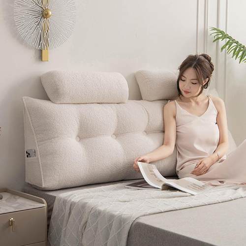 轻奢风床头靠枕榻榻米角大靠厚垫软包沙2024926加防撞护腰发三靠