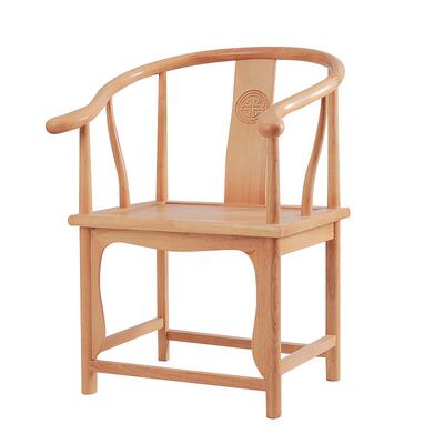 桌9子C中式实木圈椅主人椅新中式太师FJC茶椅桌椅扶手官帽椅中式