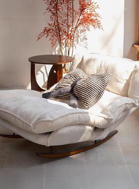 懒人卧沙发折叠可调节摇椅人小户型阳三台休闲椅室懒单人靠SVW背