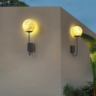 户外壁灯球灯别墅台花园室外景观别墅人阳月感应见描述氛围庭体院