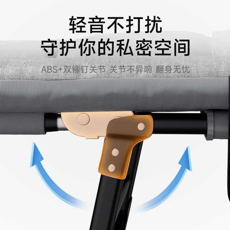 易稳纳护AXR腰叠睡床午休单人办公室午陪折护简床便携式躺椅户外