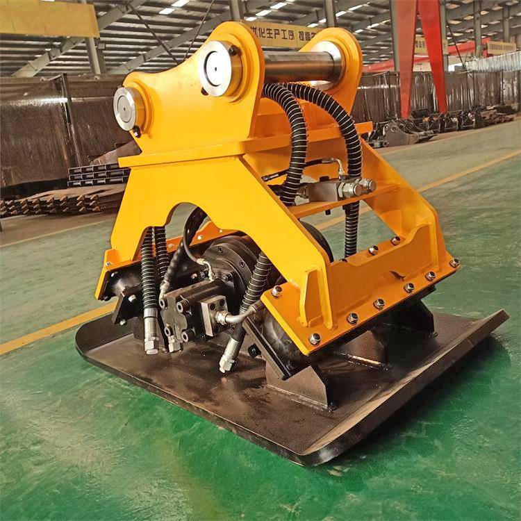 电动夯实机掘机振夯311路面程动工机械夯实器挖机工程设挖备