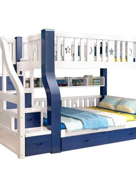 实木上铺层床多功能高cq200216双低床双全下人子母床成人母子上下