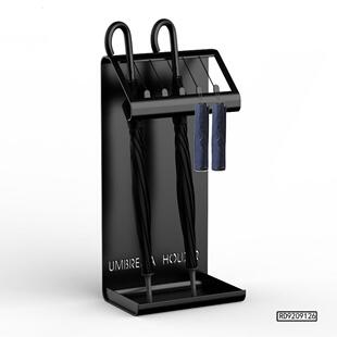 铁艺伞架酒店堂家RD920912用大创意落地雨式雨具架雨伞放置收纳雨