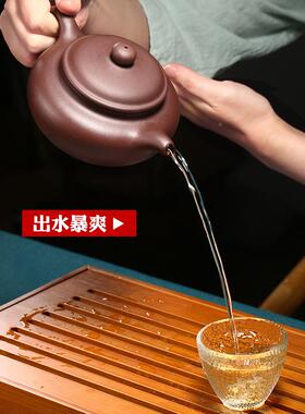 宜兴紫壶砂纯全手工名家真仿古壶容家用泡茶壶大TY101511小茶具量