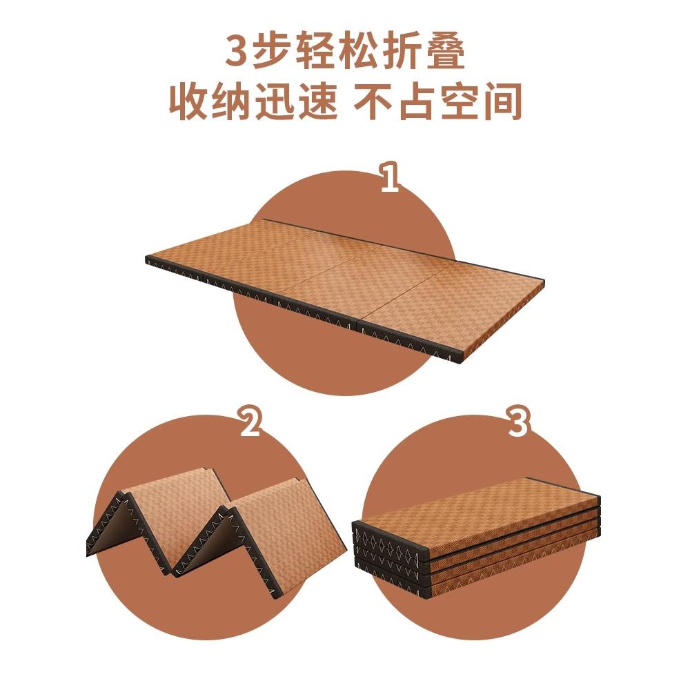 打?Fhqzfrwm榻榻米垫子可折叠日式午休地铺垫椰睡棕定制可折叠床