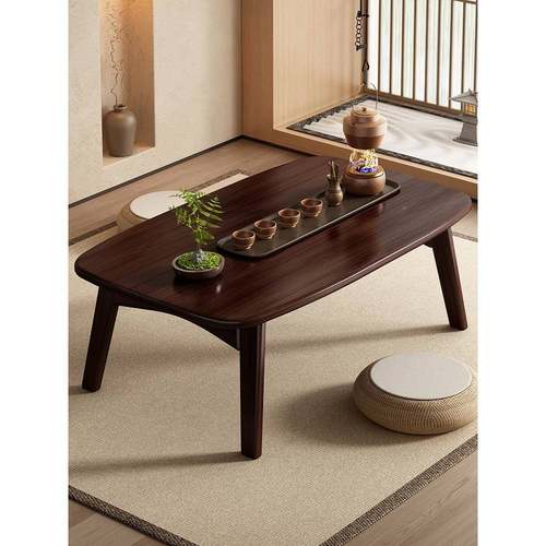 谋生可榻折叠飘AP-2024X窗桌子家用榻米窗小茶几矮台炕桌床上用吃