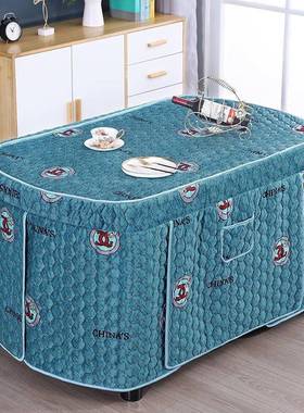 G*可10682定椭圆形餐桌布加厚火罩现代简约茶长几桌烤家布用方形