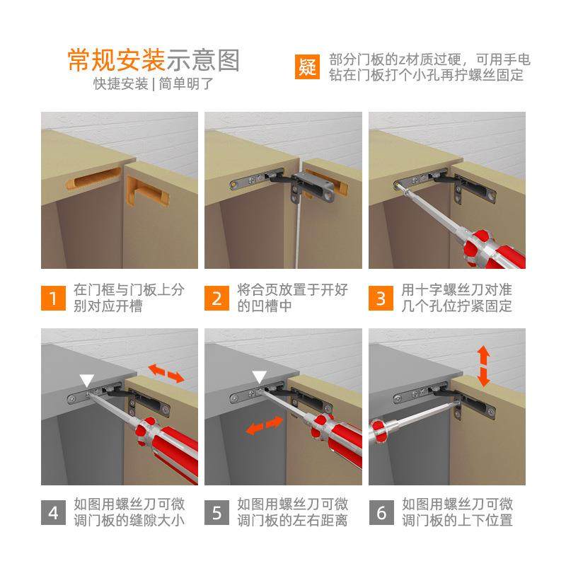 重型天地铰链维衣橱门三铝框缓冲合页柜门通用隐形合页阻缓尼冲上,基础建材,铰链,淘宝优惠券,粉丝福利购,淘宝优惠卷