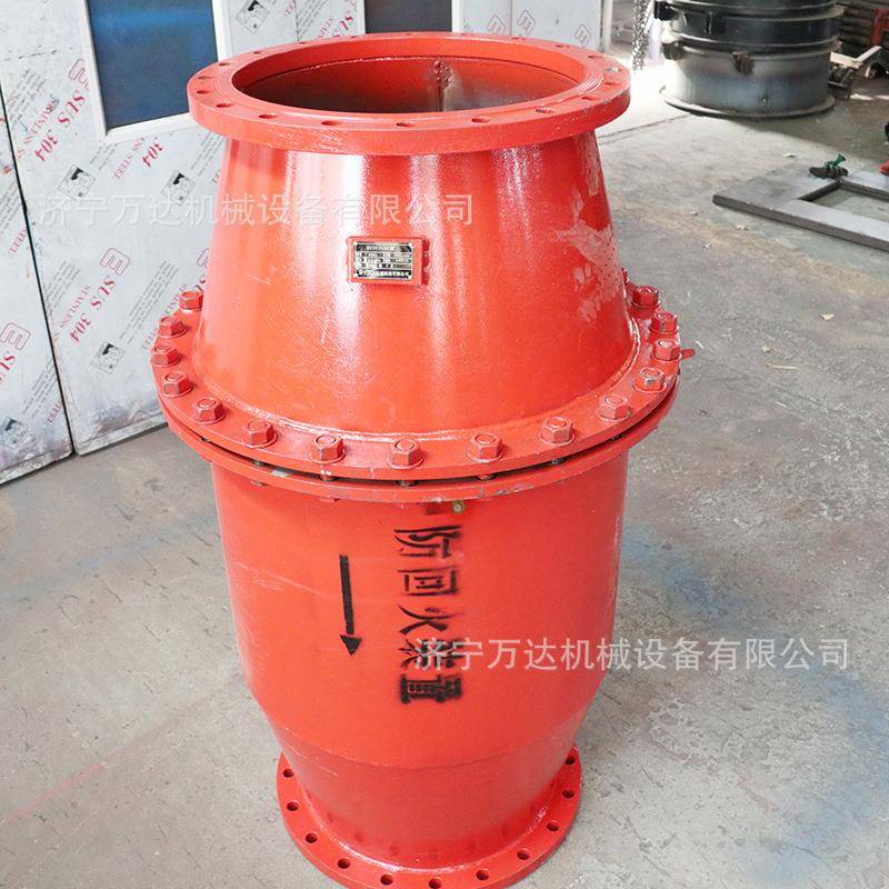 DN600防回火装置 矿用瓦斯管道阻火防回火装置 煤矿阻火泄爆装置