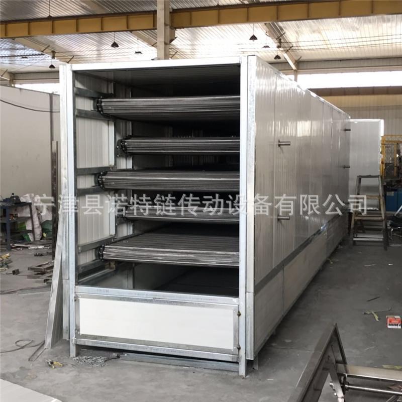 多层网带式烘干机 花椒烘干多层网链输送机 电热管输送机
