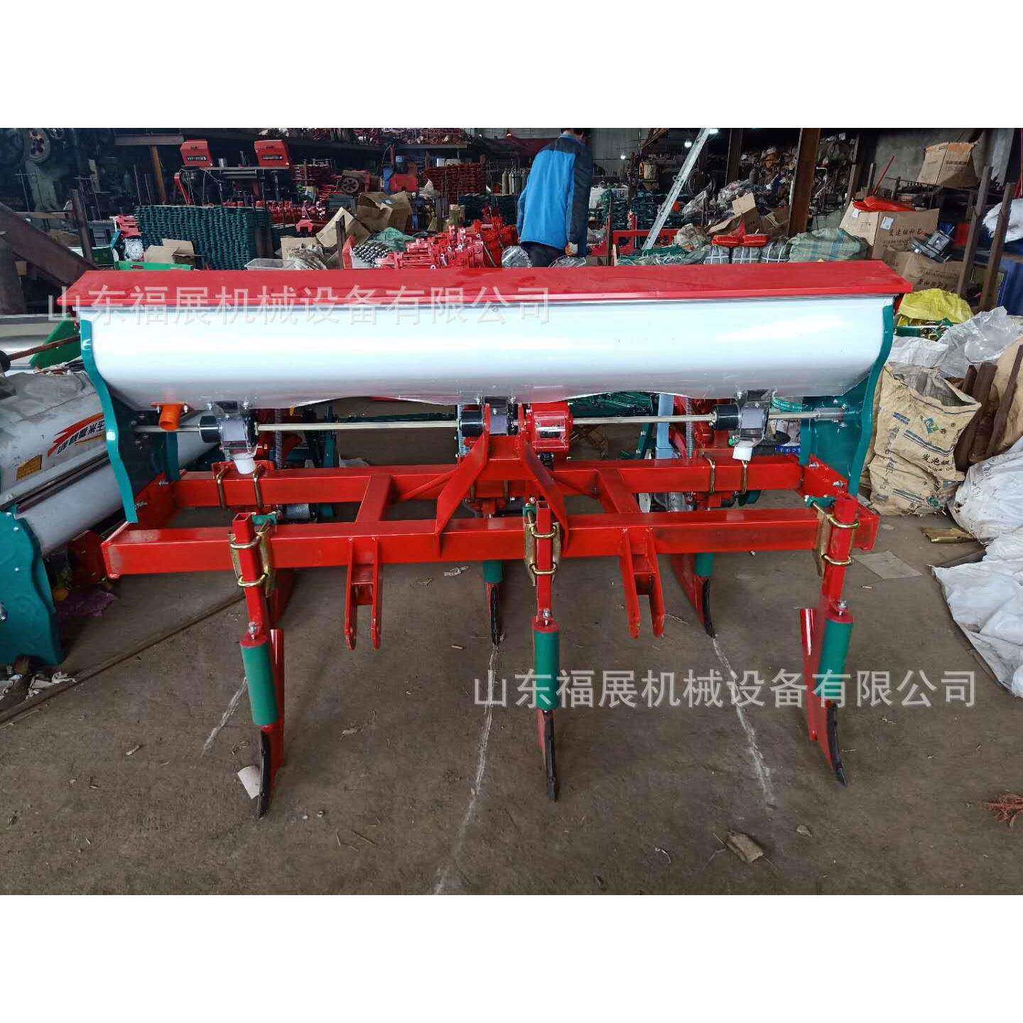 拖拉机牵引4行悬浮播种机 悬浮玉米播种机 大豆精播机多行可选