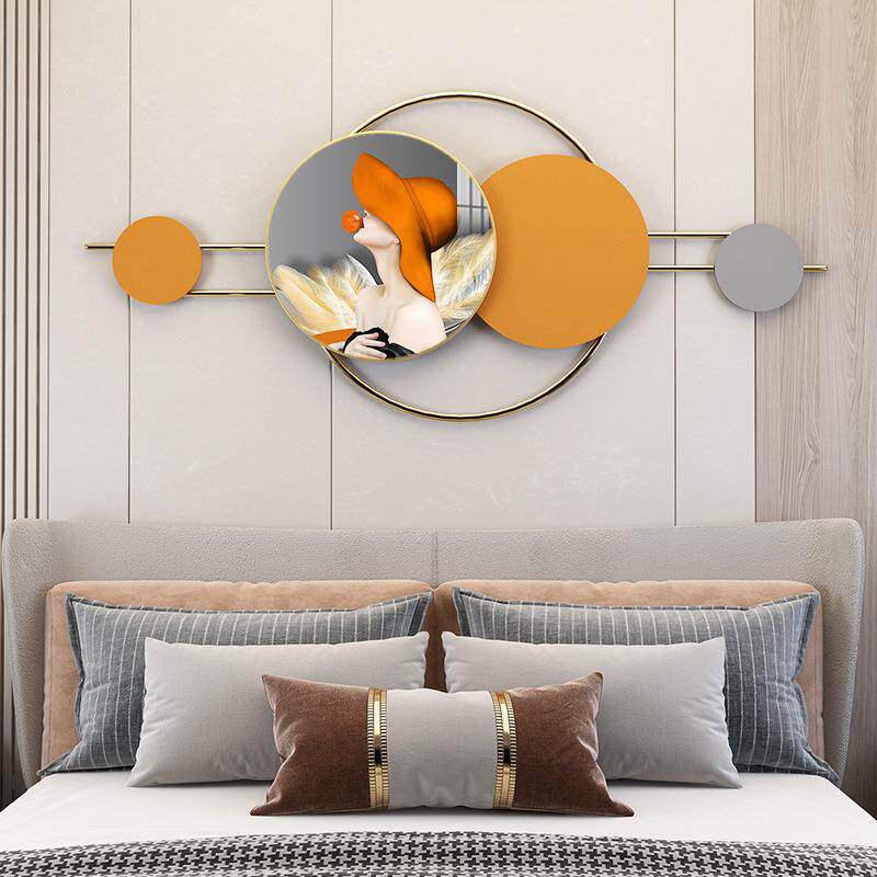新款YX金属壁卧室床头挂画立体玄关餐厅墙面晶瓷组合装饰画壁饰