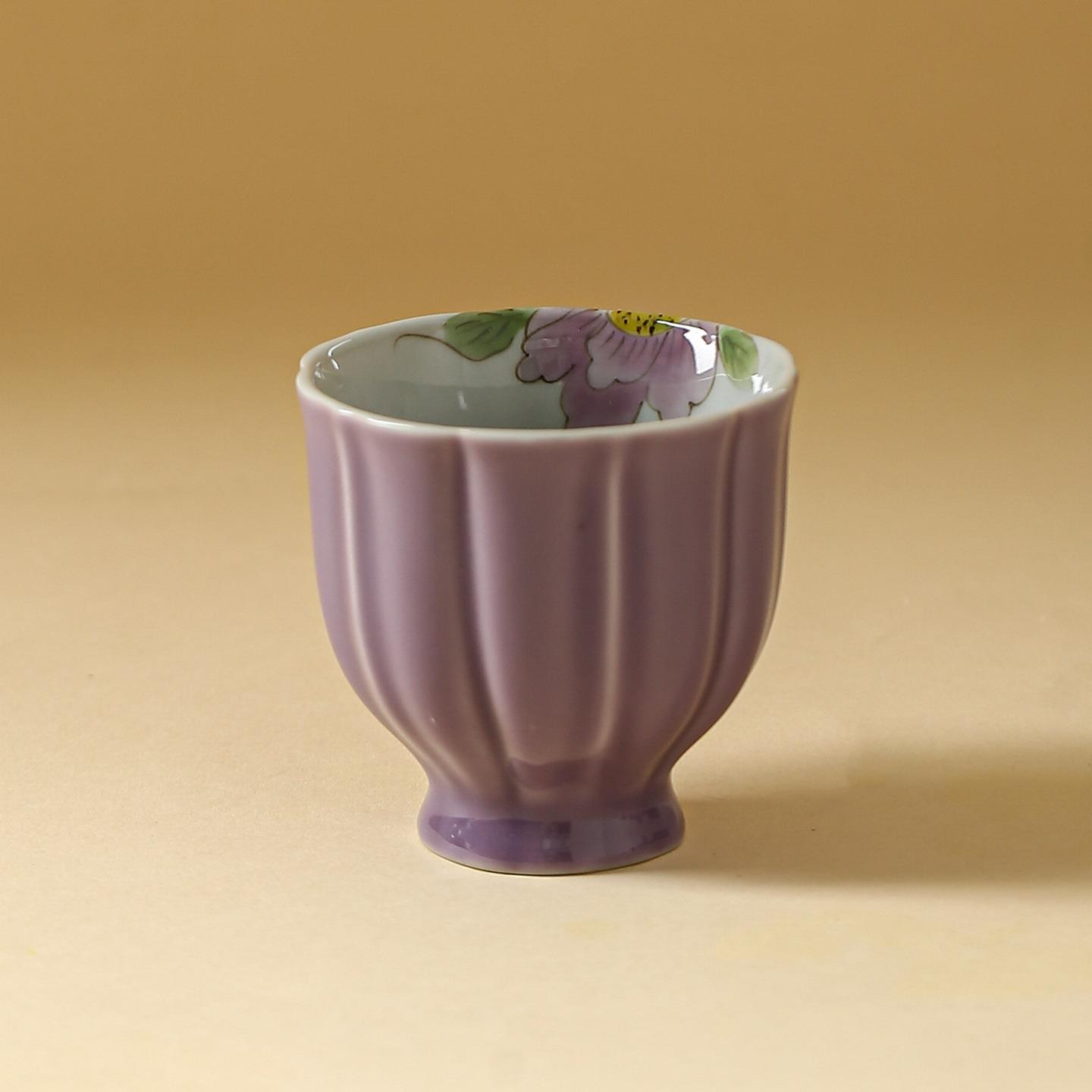 手绘釉下彩主人杯陶瓷家用单杯个人专用喝茶杯茶具高档轻奢品茗杯