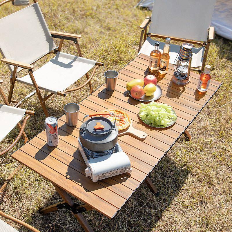 露营桌椅套装折叠椅摆摊专用折叠蛋卷桌子户外折叠椅子户外花园