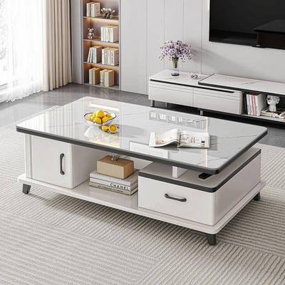 茶几客厅家用小户型简约现代钢化玻璃2025新款轻奢阳台沙发小茶台