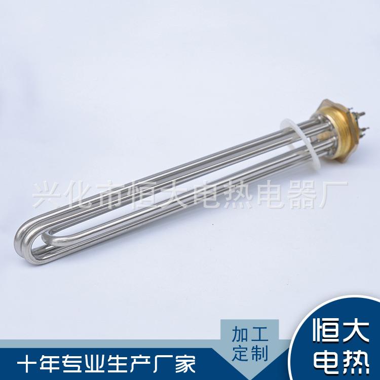铜头六角水头加热管铜头不钢锈电热管太201阳能箱模温机发热管