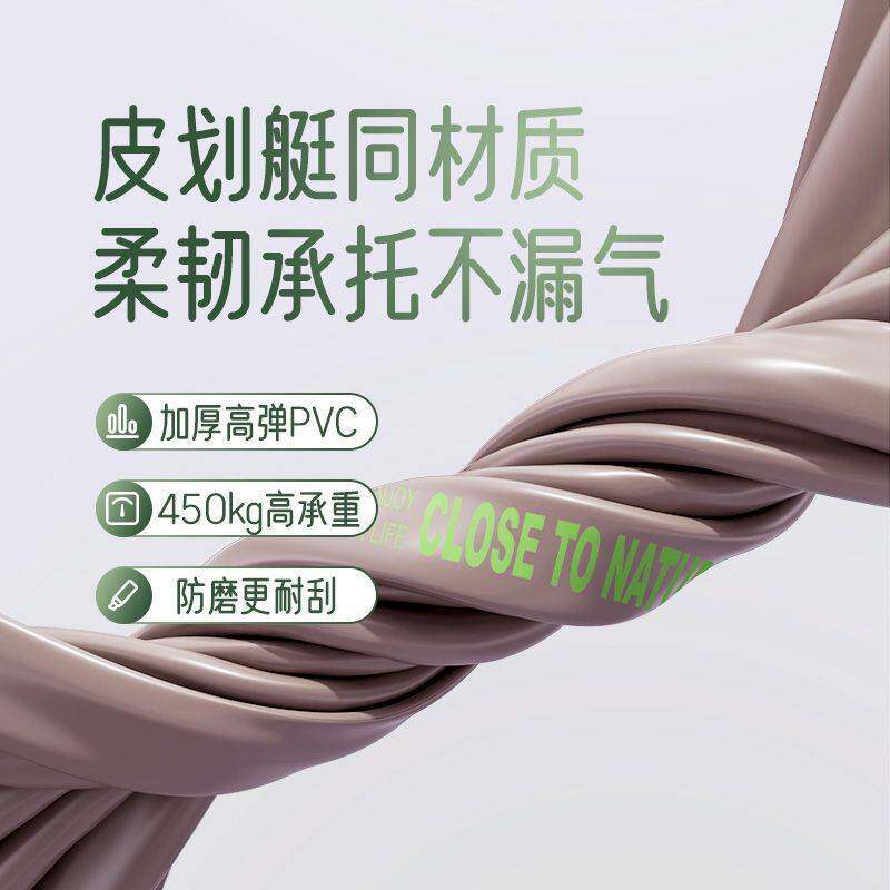 充气床垫充气床打地铺户外露营加高气垫床可折叠床一体式便携