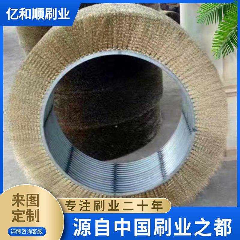 缠绕心弹簧刷外绕式钢丝磨料镀铜铜丝不锈钢电刷丝毛刷空钻302刷