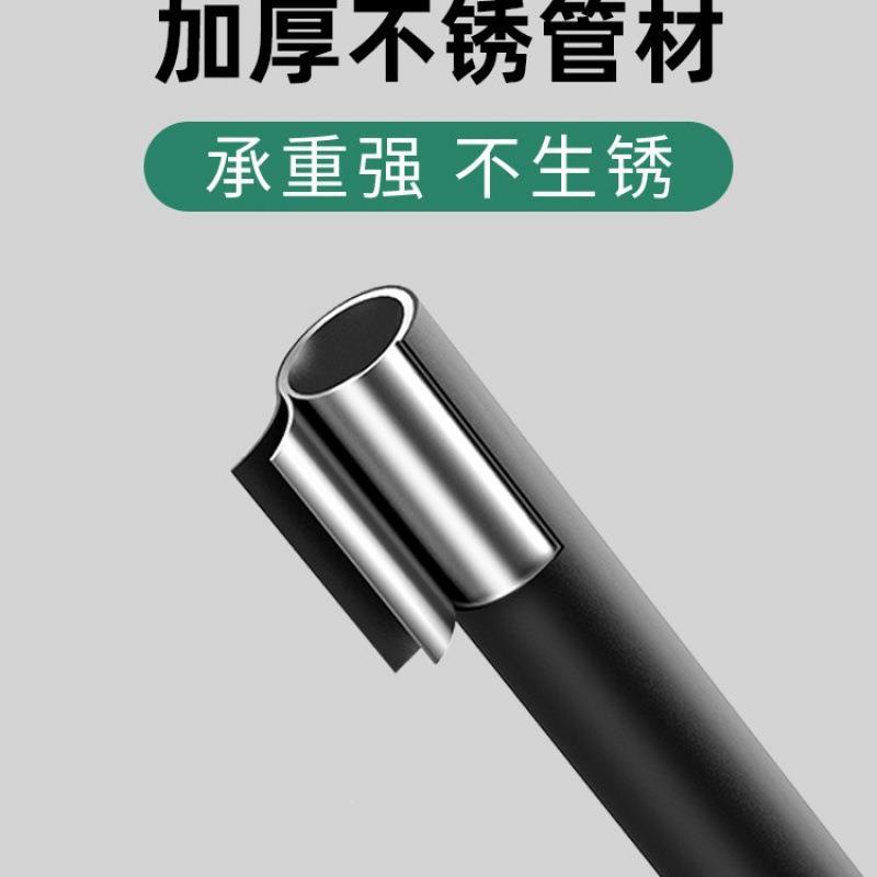 打衣孔晾杆家缩用41阳台顶装固定式伸衣杆晾单杆凉衣架挂衣杆