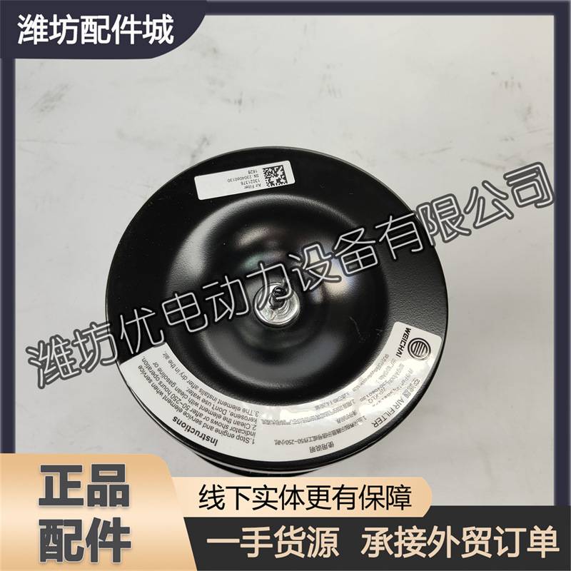 潍坊潍柴226B道依茨WP4船用3缸柴油发动机13021376空气滤清器滤芯