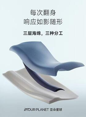 亚朵清深睡枕三芯二代PRO慢2护.0肯记忆枕零感无压回弹10240062枕