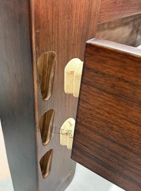 南美紫檀RWL木木床主1.8X2米卧卯床中榫式1实.5米古典雕花2米双人