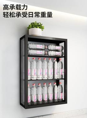 柜浴室侧边上挂物柜卫生间收纳一体网NTW红墙置物架储柜壁龛两层