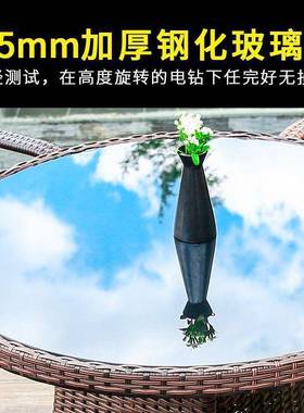 阳台小桌椅藤椅三室件套组合休茶桌椅庭57942院藤子外藤编椅户外