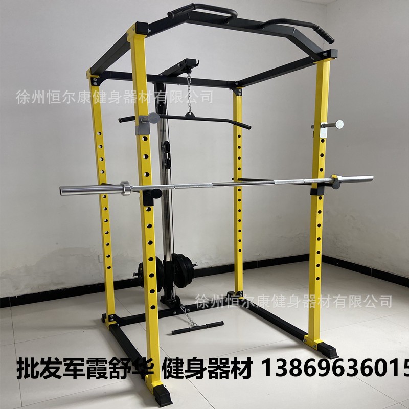 多功能家用商用健身深蹲架简易框式龙门架卧推架深蹲架