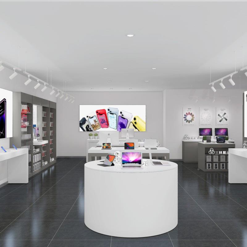 APR体验台展示桌信手展机店示整店展柜通电572子产品展柜台陈列架