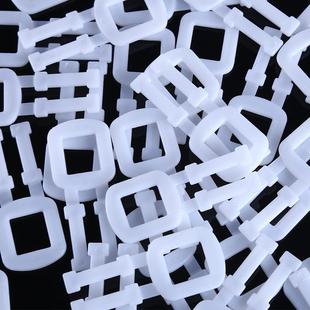 p塑544料打包扣手工打包带防用塑料p锁扣滑紧人字扣塑料手拉扣