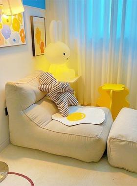 QNA懒沙发可躺可卧家用榻榻红米小户型单人人椅卧室躺网租房间小