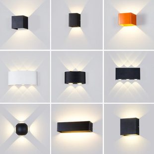 极简壁灯卧室客厅背景墙灯现代简约轻奢楼梯过道灯酒店客房床头灯