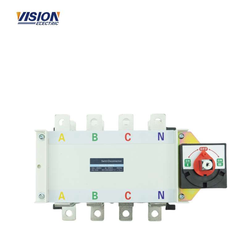 VSQM-160A 4P VSQM--250A 4P 手动 两进两出双电源转换开关负载